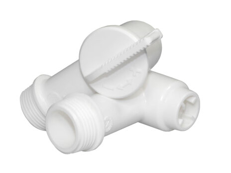 Tri sure plastirob industrial outlet valve tap for liquid dispensing container