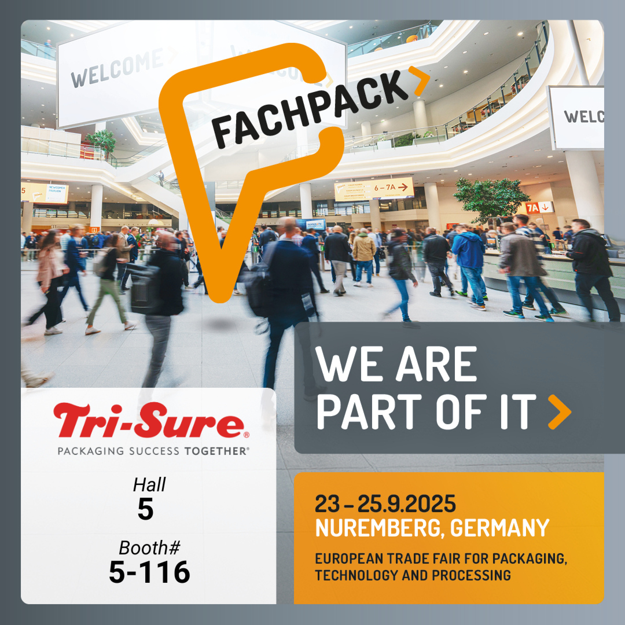 Tri Sure Risk Tri-Sure® at FACHPACK 2025 - Tri-Sure