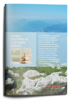 Tri Sure brochure Customer service and global footprint