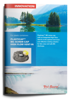 Tri Sure Plasticap IBC Screw Cap High Flow Vent In