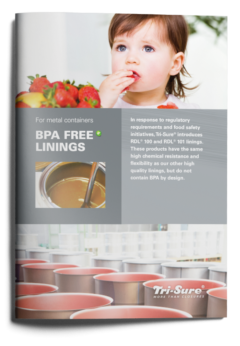 Tri Sure brochure BPA free linings
